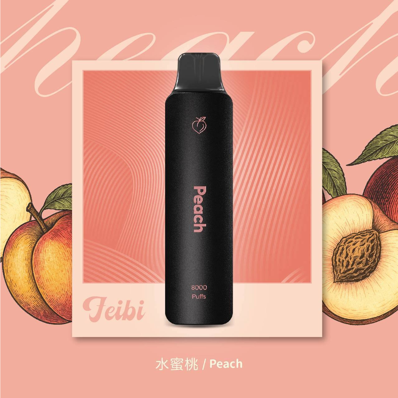 <p>Feibi 菲比 8000口<br />
拋棄式/一次性</p>